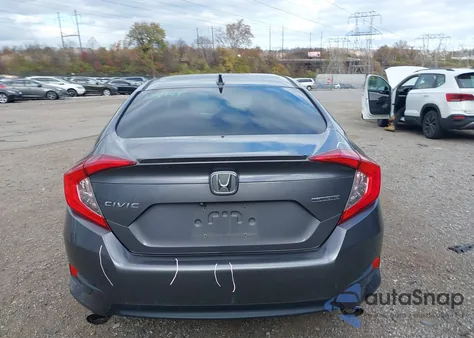 2017 Honda Civic Touring z USA, uszkodzony, nr VIN 2HGFC1F97HH654564